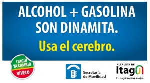 alcoho + gasolina = dinamita