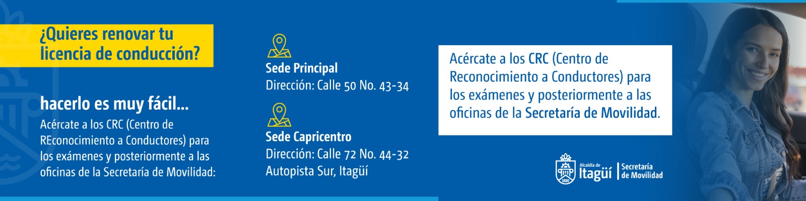 ¿Quieres Renovar tu licencia de conducción?