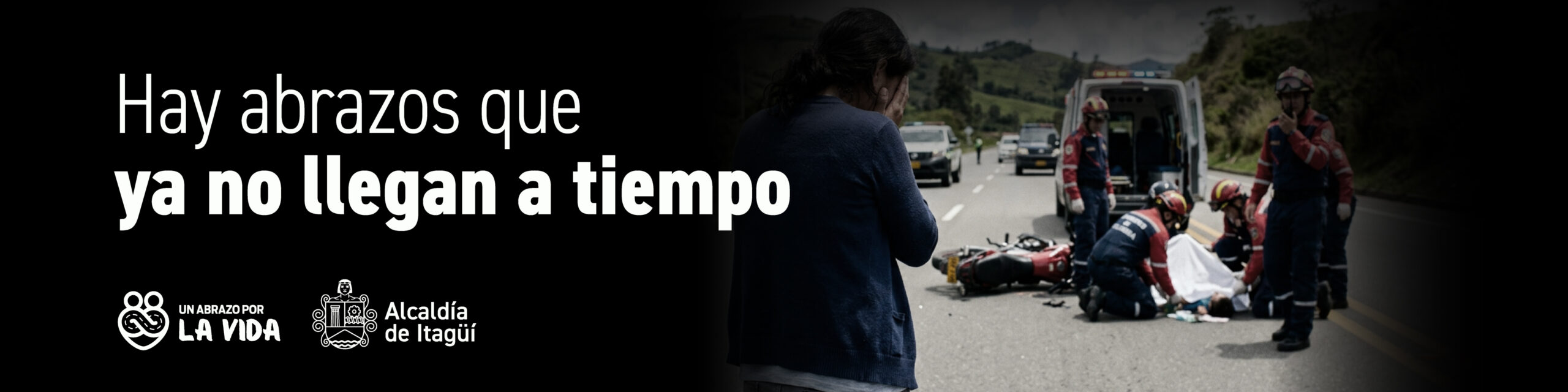 Hay Abrazos que ya no llegan con tiempo. Una fotografía de un accidente en la vía